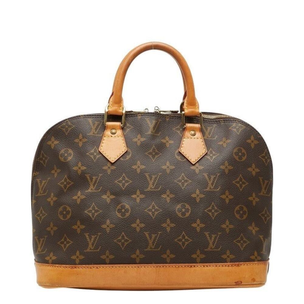 Louis Vuitton Monogram Alma PM Handbag Brown